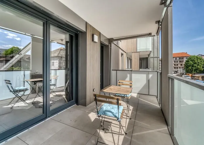 Lägenhet Emergence - Beautiful For 2 People Balcony And Garage Annecy